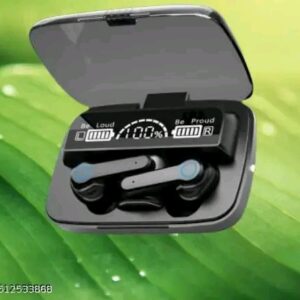 M19 wireless bluetooth and heaphones V5.1 Bluetooth eName: M10 wireless earbuds BLUETOOTH WITH 2200MAH BATTERY CAPACITY UPTO 15 HOURS PLAYTIME